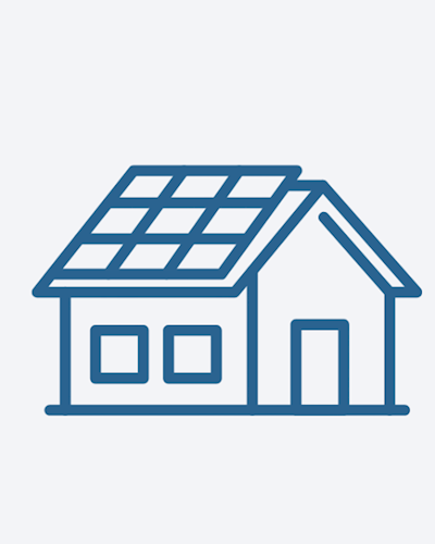 Sun and solar panel