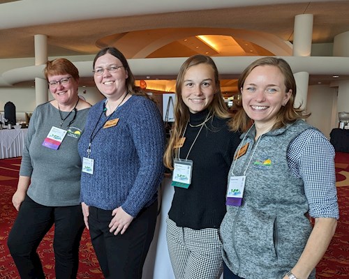 OECC staff and interns at Climate Fast Forward