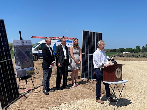 Yahara Solar groundbreaking