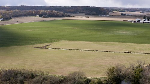 landscape view of a farm