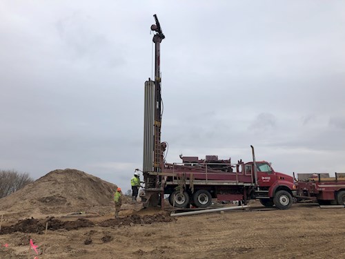 Geothermal installation at McFarland PSC